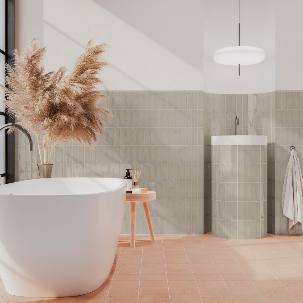 Wow Glow Grey 5,2x16 płytka cegiełka w połysku