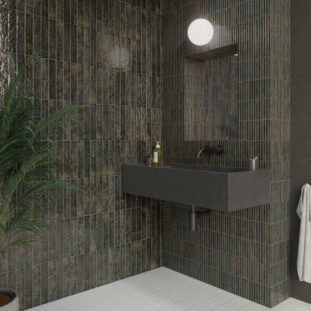 Wow Potters Bars Umber 12,5x25 płytka trójwymiarowa