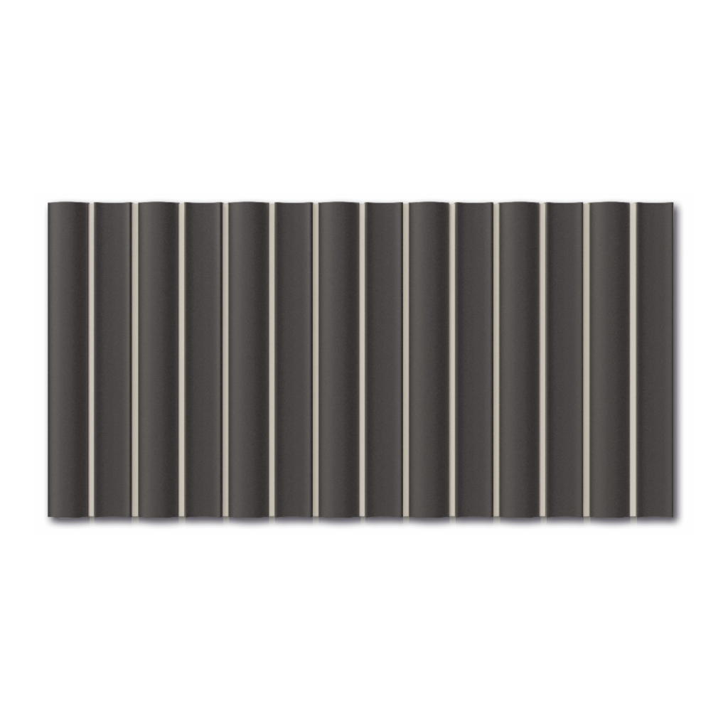 Wow Faces Bars Coal 12,5x25 płytka trójwymiarowa