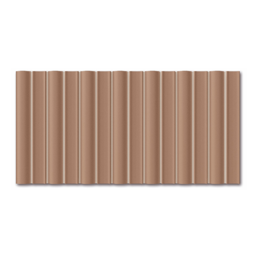 Wow Faces Bars Tan 12,5x25 płytka trójwymiarowa