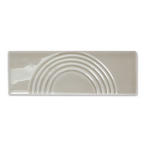 Wow Glow Decor Grey 5,2x16 płytka cegiełka w połysku