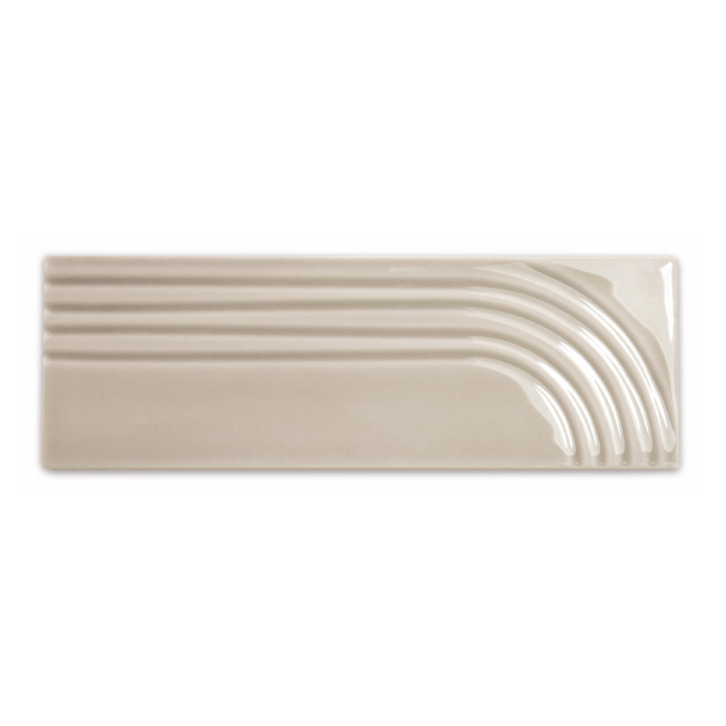 Wow Glow Decor Taupe 5,2x16 płytka cegiełka w połysku
