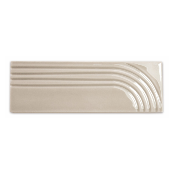 Wow Glow Decor Taupe 5,2x16 płytka cegiełka w połysku