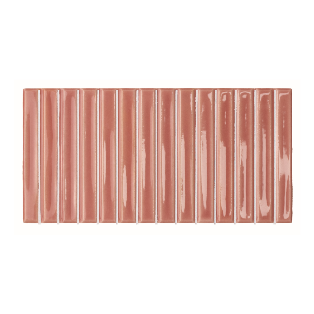 Wow Colour Notes Bars Rosemist 12,5x25 płytka trójwymiarowa