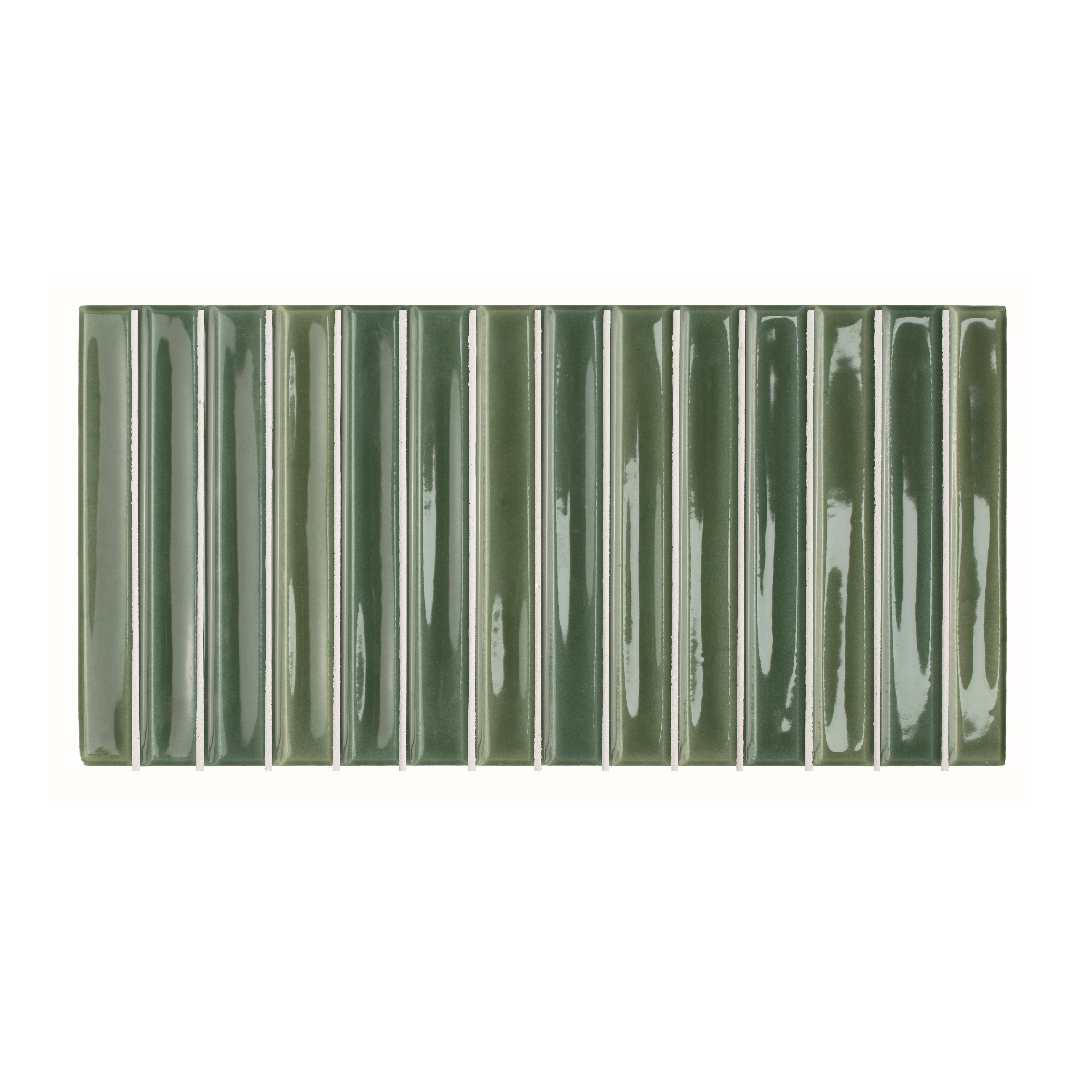 Wow Colour Notes Bars Fennel 12,5x25 płytka trójwymiarowa Wow Colour Notes Bars Fennel 12,5x25 płytka trójwymiarowa