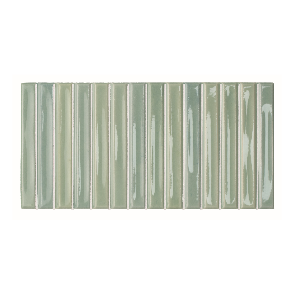 Wow Colour Notes Bars Kiwi 12,5x25 płytka trójwymiarowa