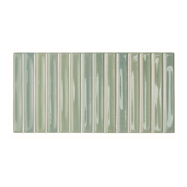 Wow Colour Notes Bars Kiwi 12,5x25 płytka trójwymiarowa