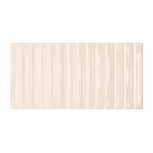 Wow Colour Notes Bars Oat 12,5x25 płytka trójwymiarowa