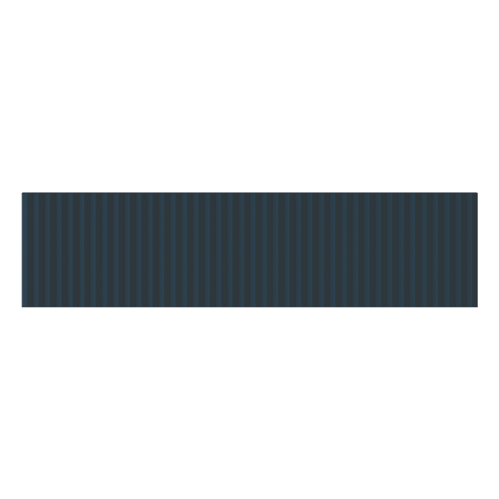 Wow Twin Peaks Low Aegean Blue 7,5x30 płytka trójwymiarowa