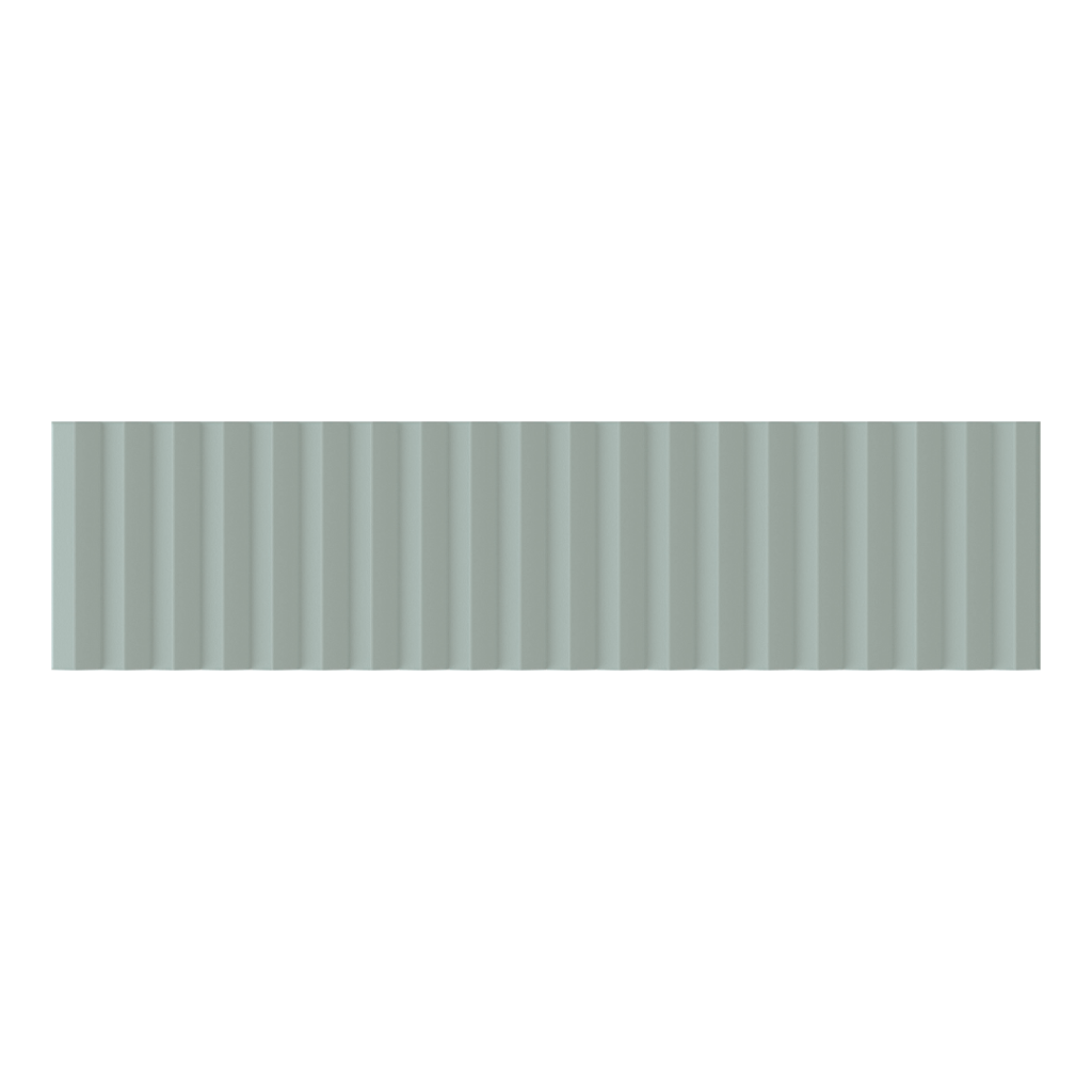 Wow Twin Peaks Med Celadon Green 7,5x30 płytka trójwymiarowa