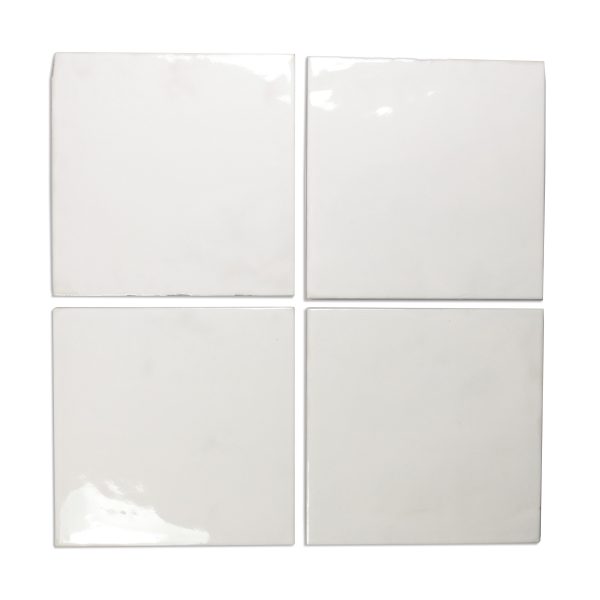 Wow Bejmat Square White 15x15 płytka gresowa w małym formacie