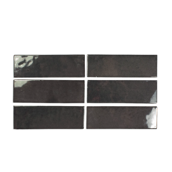 Wow Bejmat Ebony 5x15 płytka cegiełka w połysku