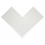 Wow Boho Elle White 20x20 dekoracyjna płytka ścienna