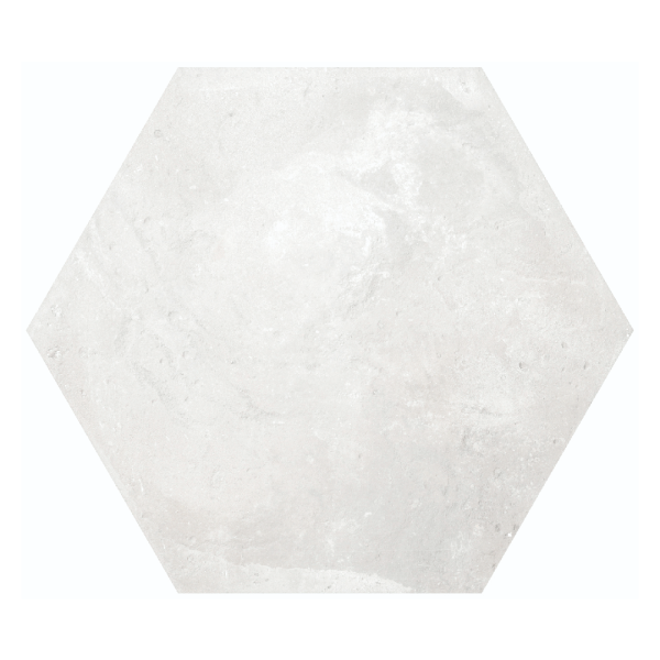 Wow Cottage Hexa White 14x16 płytka rustykalna heksagon