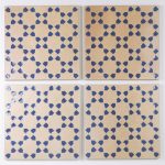 Wow Bejmat Decor Biscuit Azur 15x15 płytka dekoracyjna