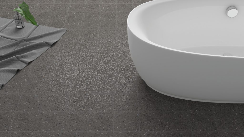 Wow Natural Drops Graphite 18,5x18,5 czarne lastryko