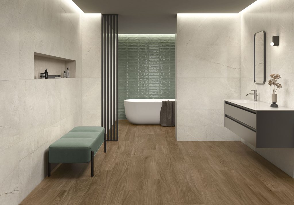 Pamesa Kenzo Marfil 120x120 płytka z delikatną żyłką