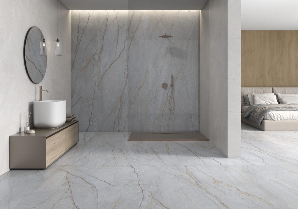 Pamesa Kenzo Blanco 120x120 płytka z delikatną żyłką