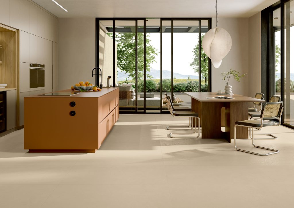 Cerdisa Glomera Tan 120x120 płytka minimalistyczna