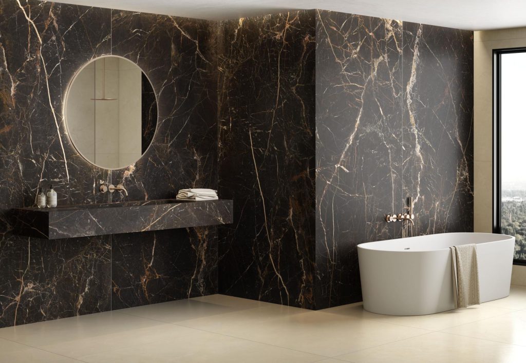 Pamesa Laurants Brown Matt 160x160 brązowa płytka z żyłą