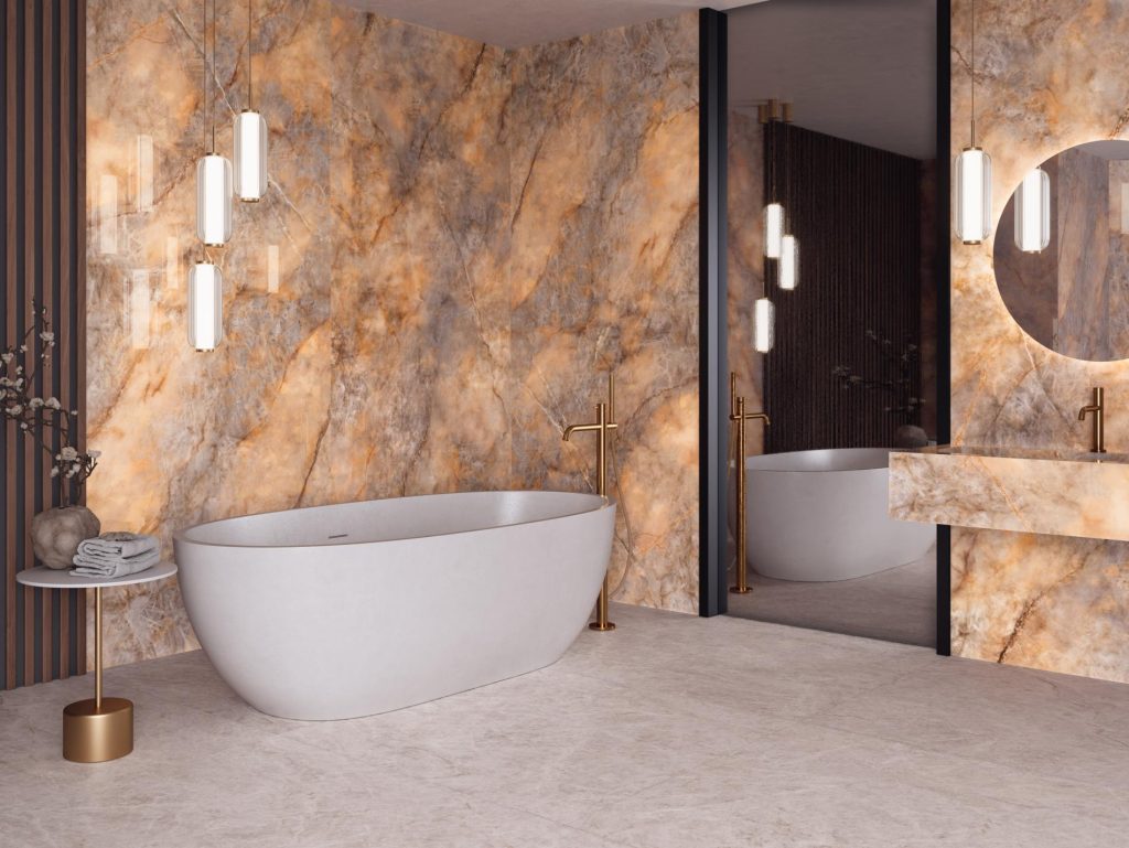 Pamesa Taj Mahal Satin 120x120 płytka beżowy kamień