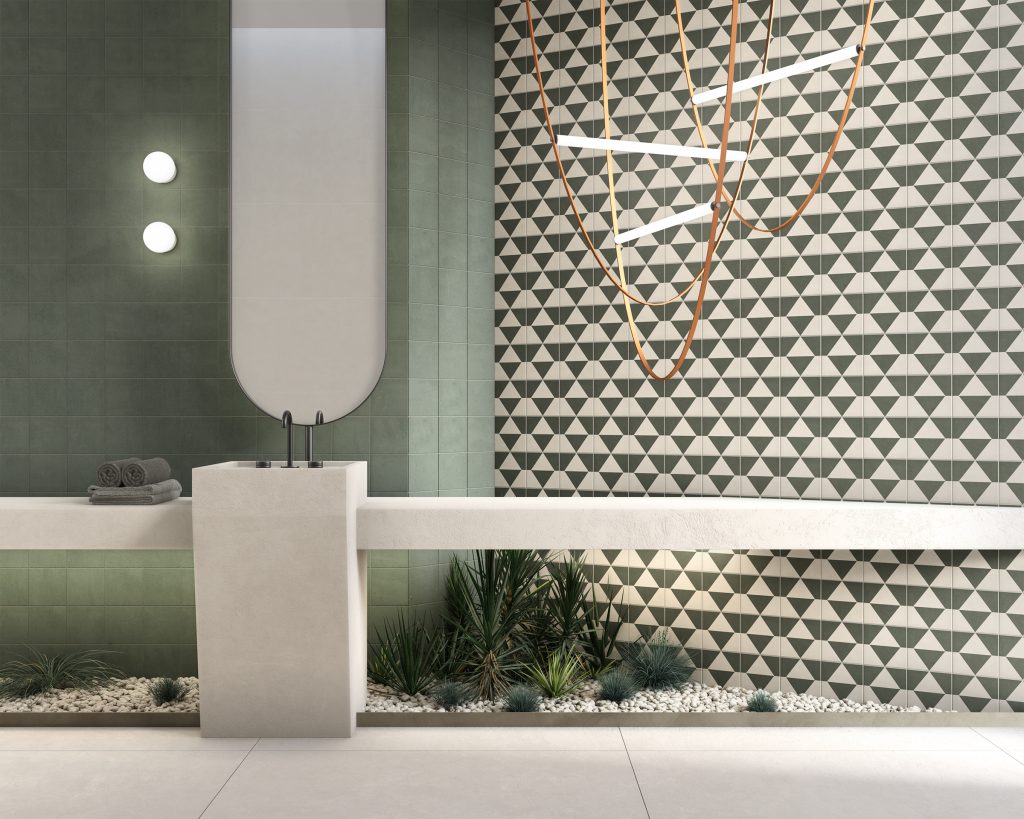 Durstone Sunset Small Green 15x15 mała kwadratowa płytka