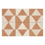 Durstone Sunset Small Planet Desert Pottery 15x15 mała kwadratowa płytka