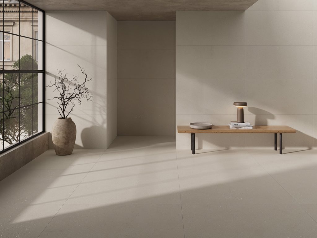 Fanal Calm Soul Bone 120x120 minimalistyczna płytka