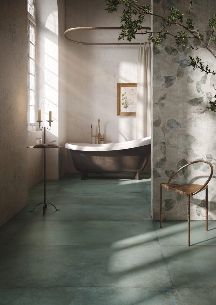 Ricchetti Fresco Sage Green 60x120 przetarty kamień