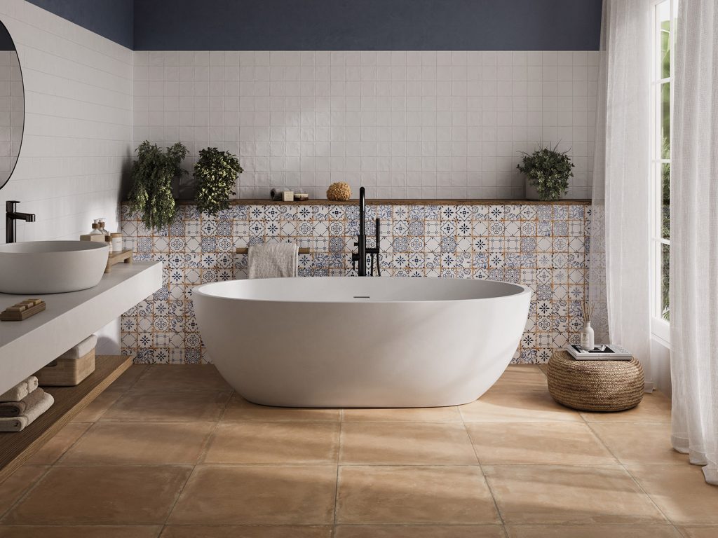 Fanal Amalfi White Matt 10x10 płytka ścienna