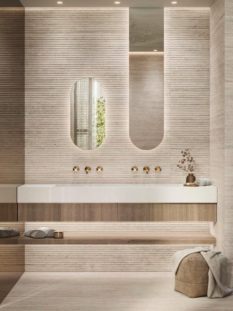 Porcelanosa Canal Taranto Bone 59,6x150 płytka trawertyn